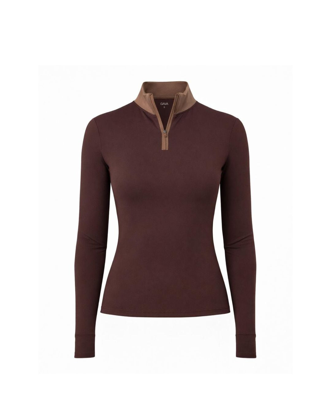 Monochrome Quarter Zip Top