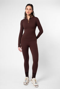 Monochrome Quarter Zip Top